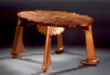 The Egg, table designed by Peter Menzies, art furniture designer